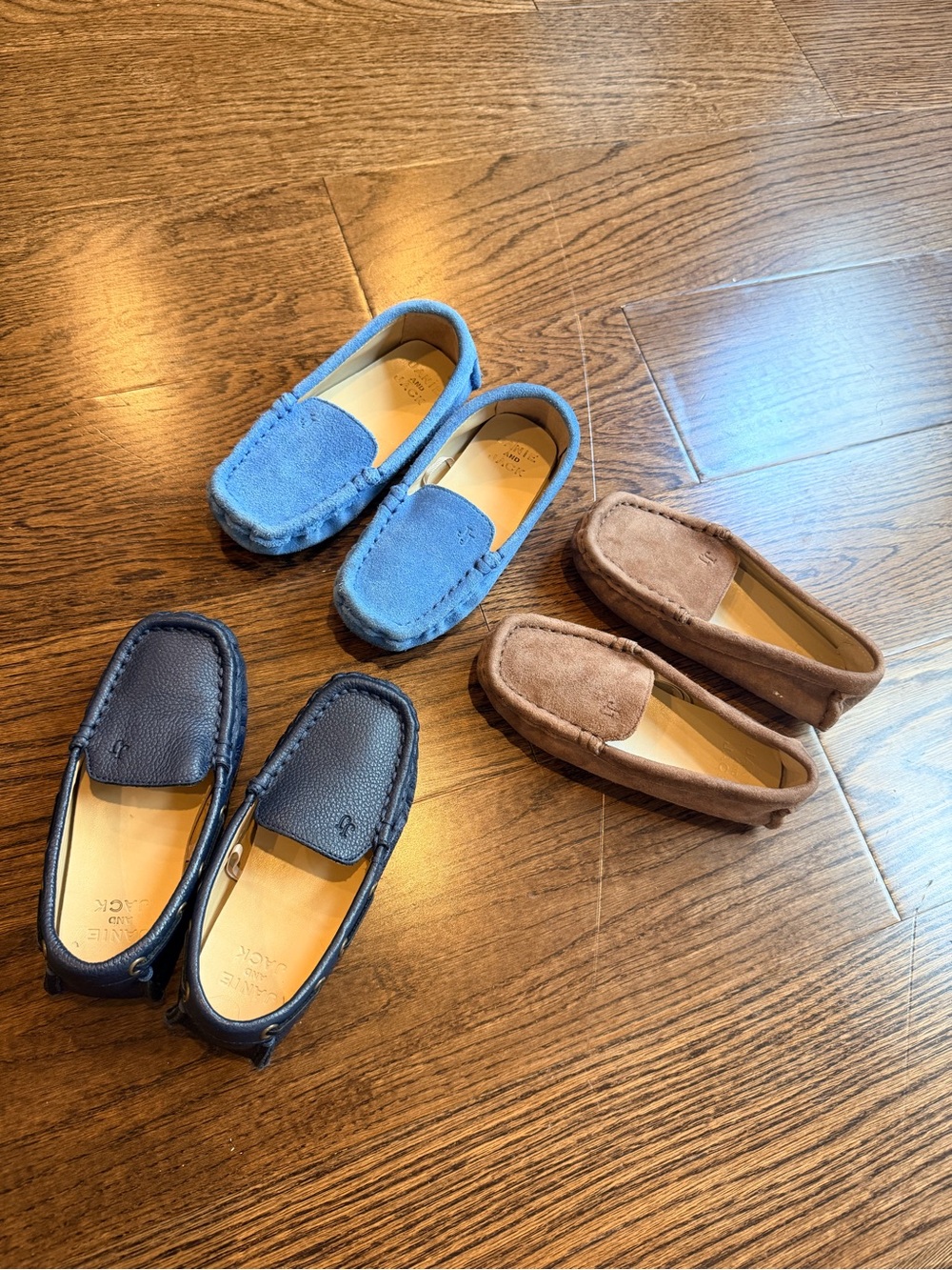 Janie and Jack Driving Moccasins BUNDLE toddler